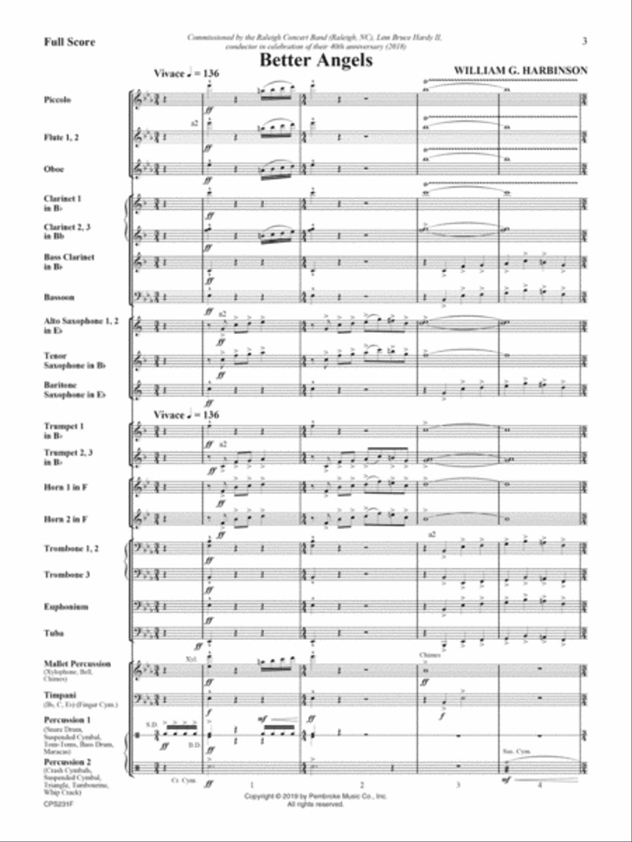 Better Angels Concert Band scores gallery preview page 2