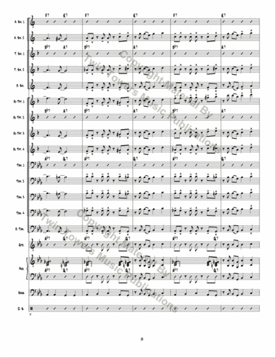 Ensemble Tear Jazz Ensemble scores gallery preview page 14
