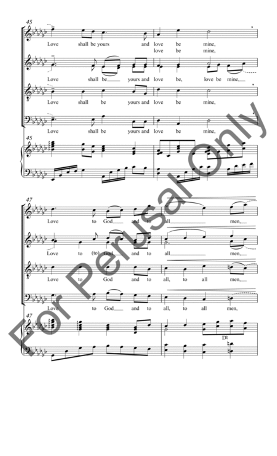 Love Came Down at Christmas (Choral Score) 4-Part scores gallery preview page 9