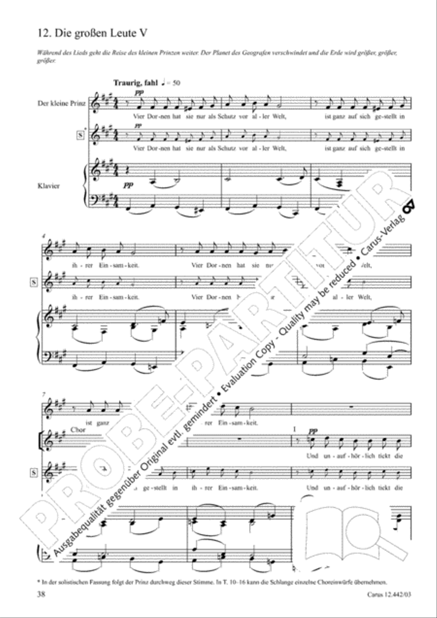 Der kleine Prinz 3-Part scores gallery preview page 40