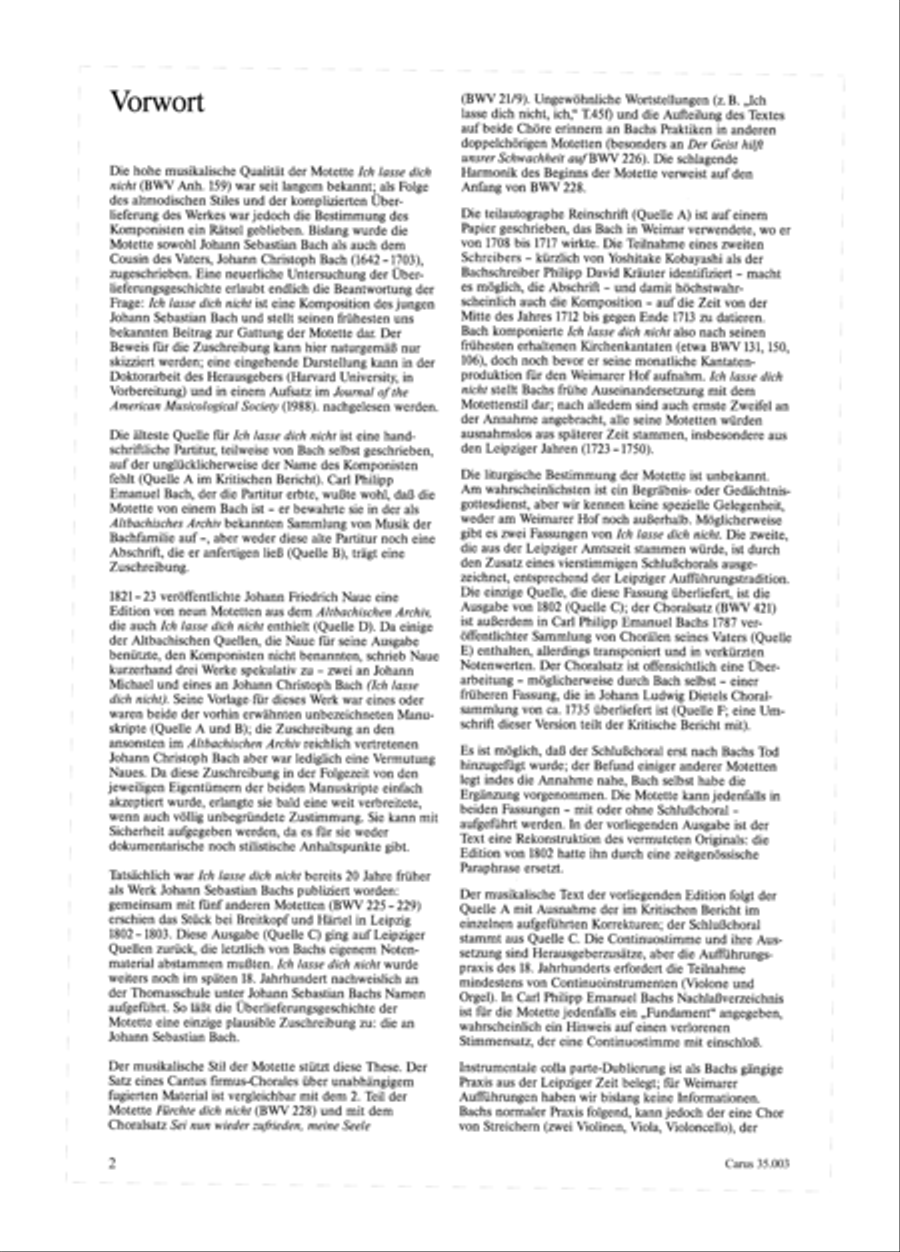 Lord, do not depart until I am blessed (Ich lasse dich nicht, du segnest mich denn) 4-Part scores gallery preview page 3