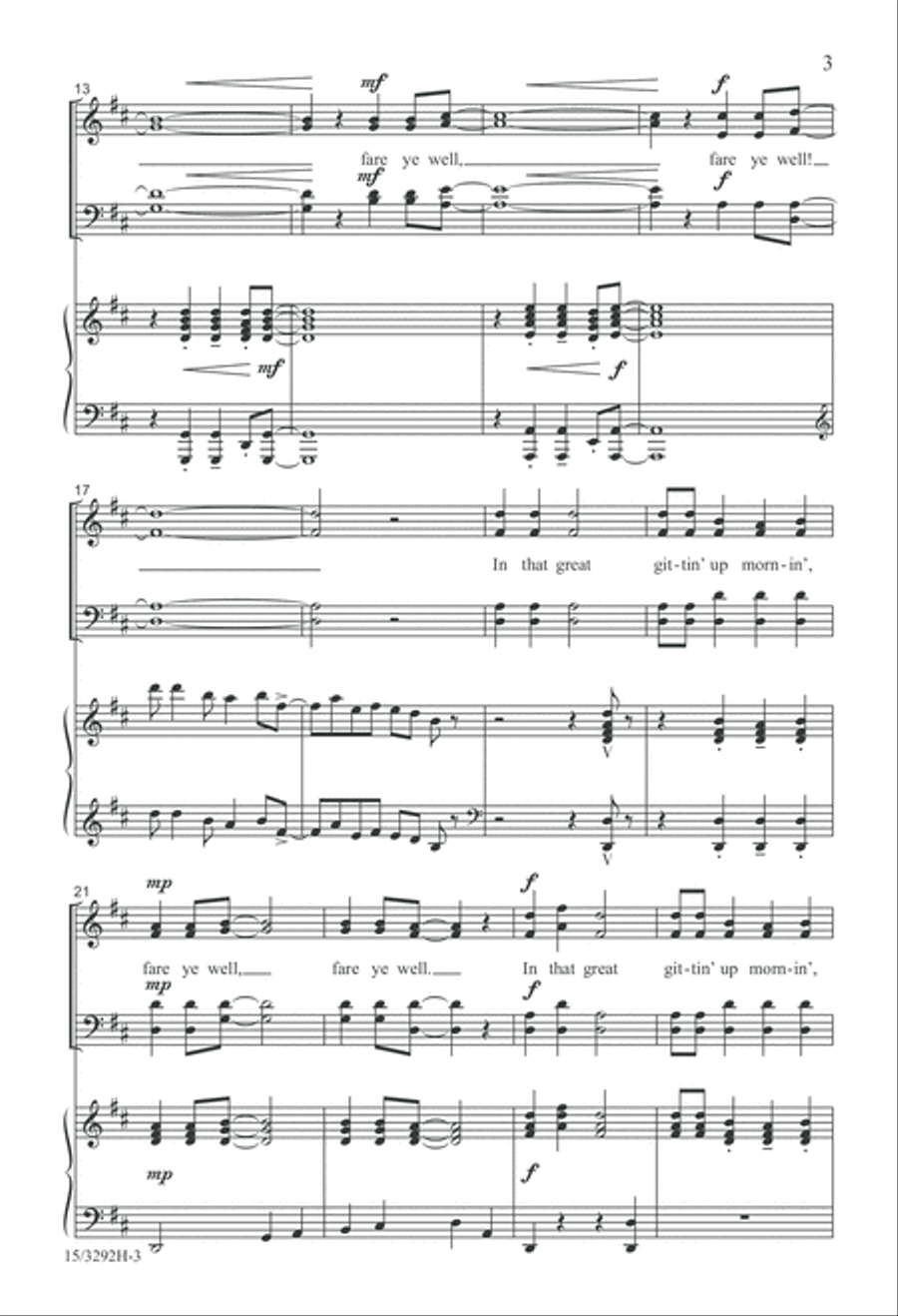 In That Great Gittin' Up Mornin' 4-Part scores gallery preview page 3