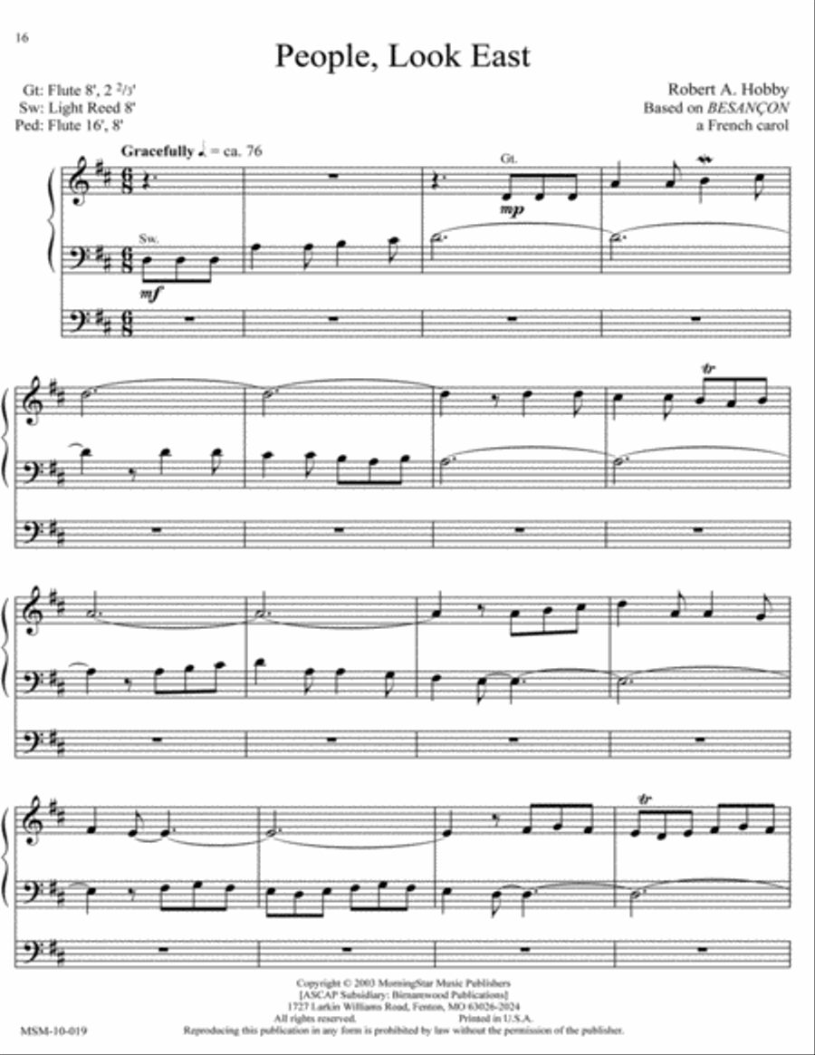Three Advent Preludes Organ scores gallery preview page 7