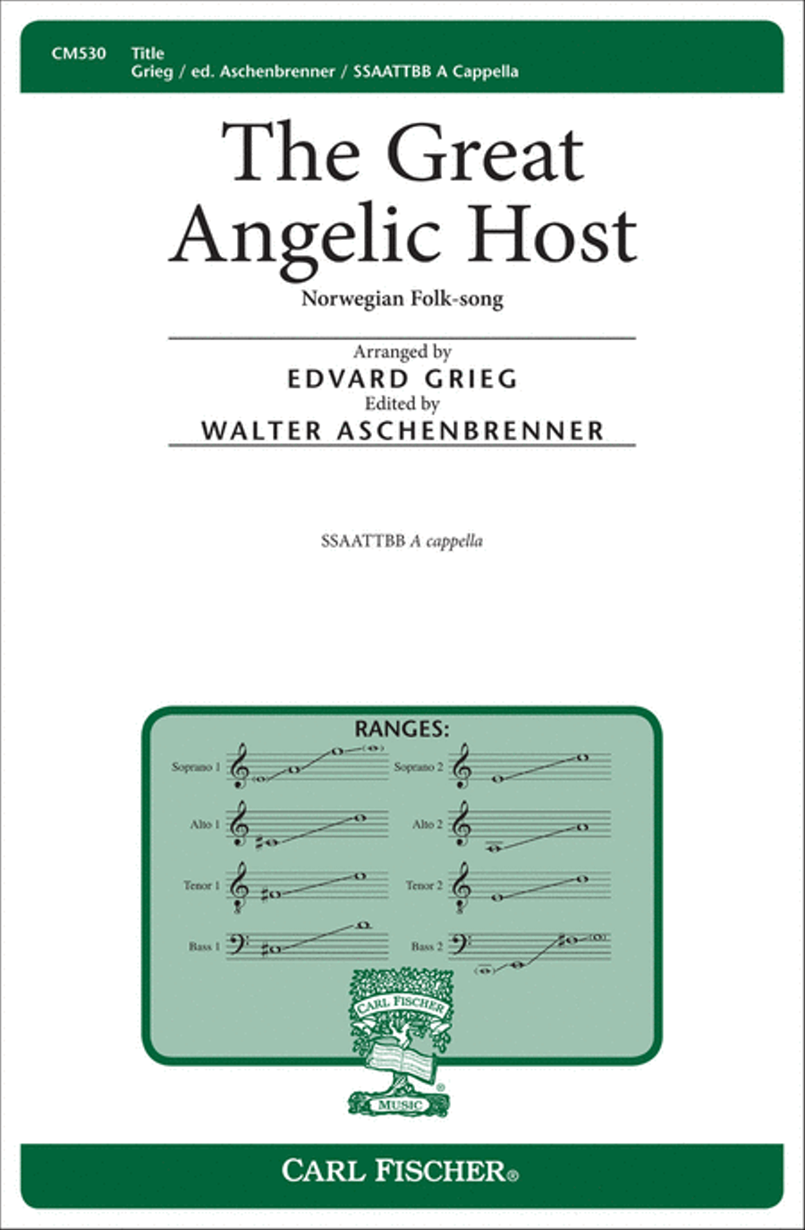 The Great Angelic Host The Great Angelic Host SSAATTBB scores gallery preview page 1