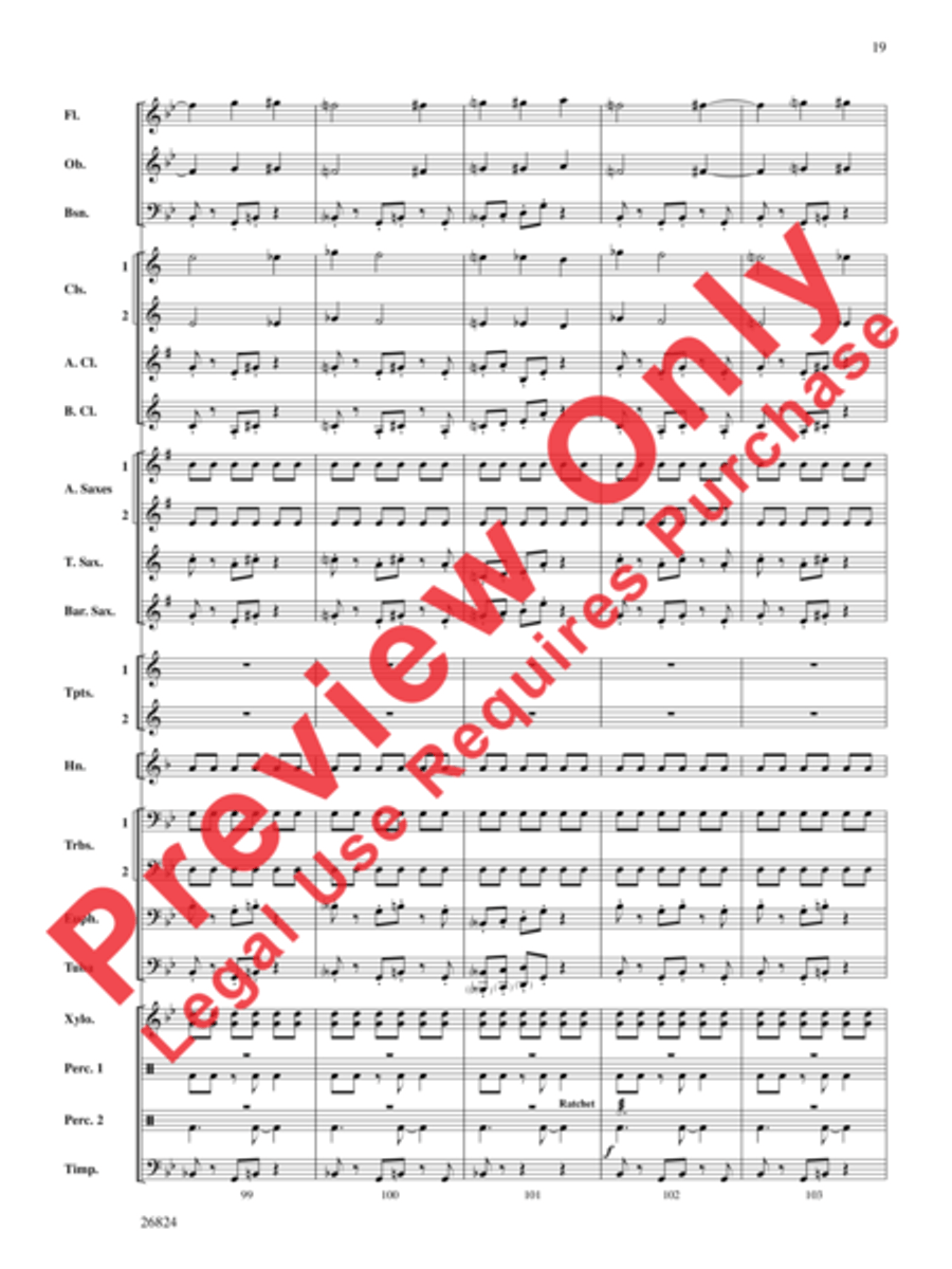 Contraption Concert Band scores gallery preview page 20
