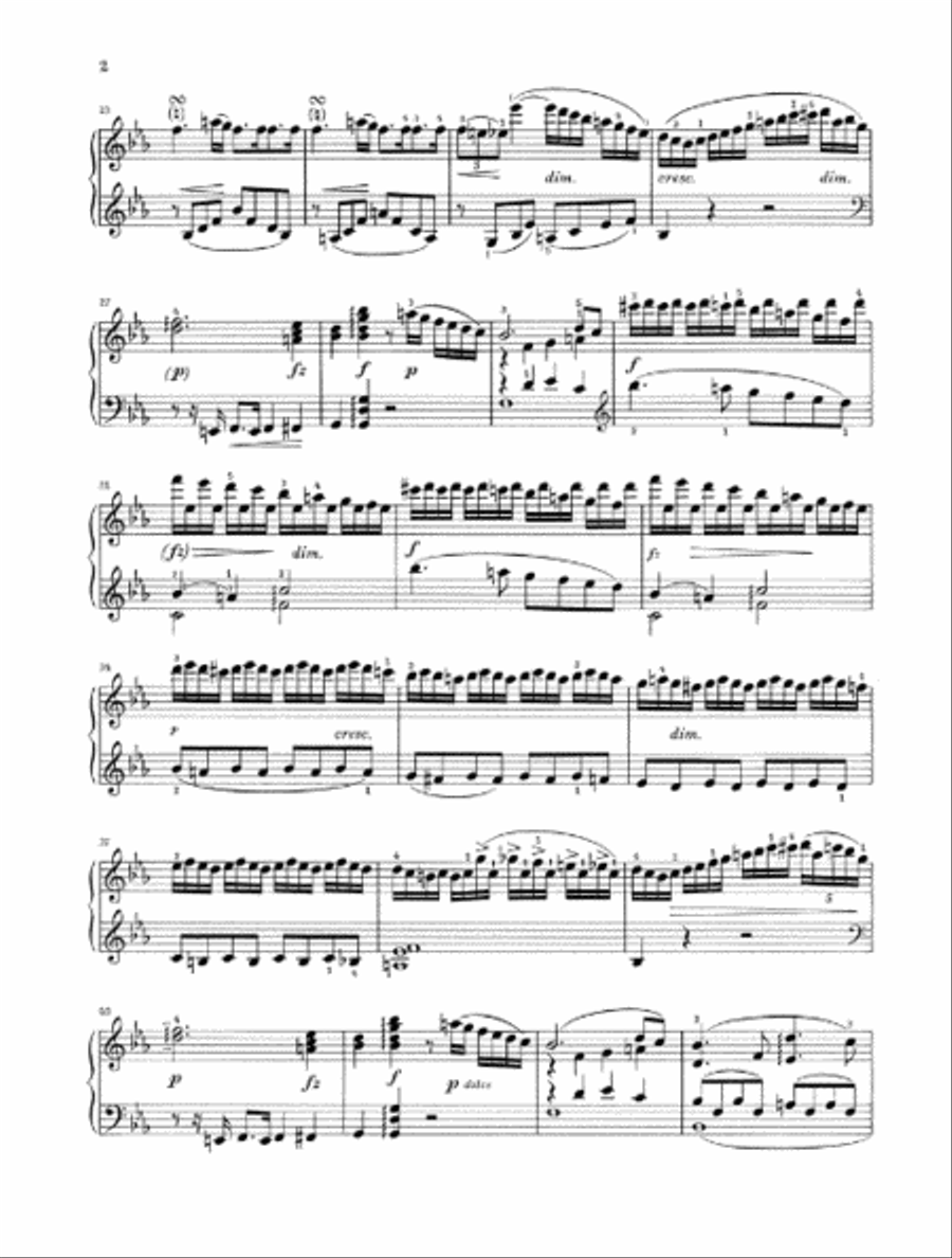Piano Sonatas Piano Solo scores gallery preview page 3