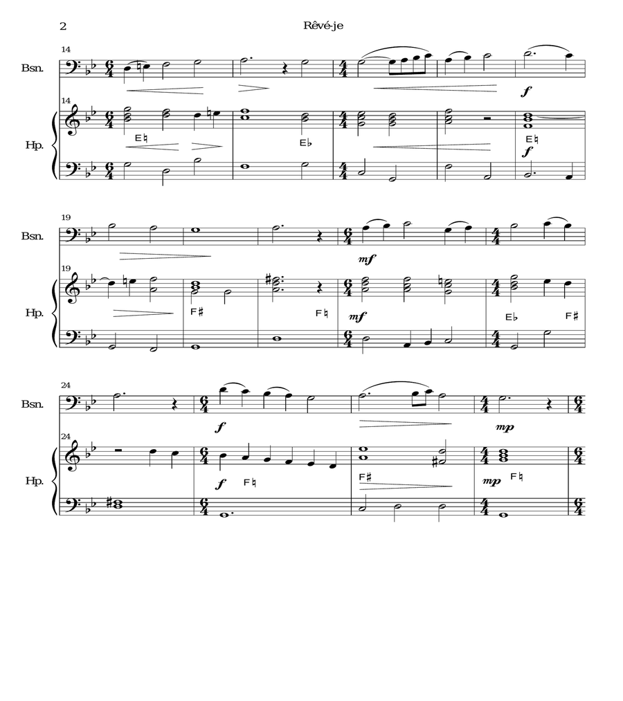 Reve-je for bassoon and harp image number null