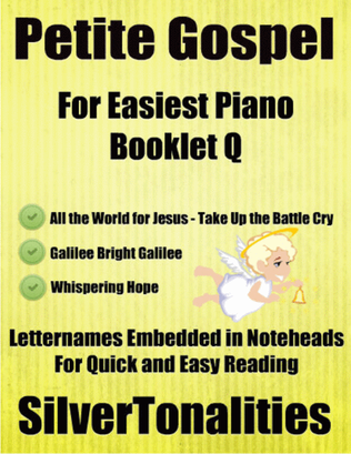 Book cover for Petite Gospel for Easiest Piano Booklet Q