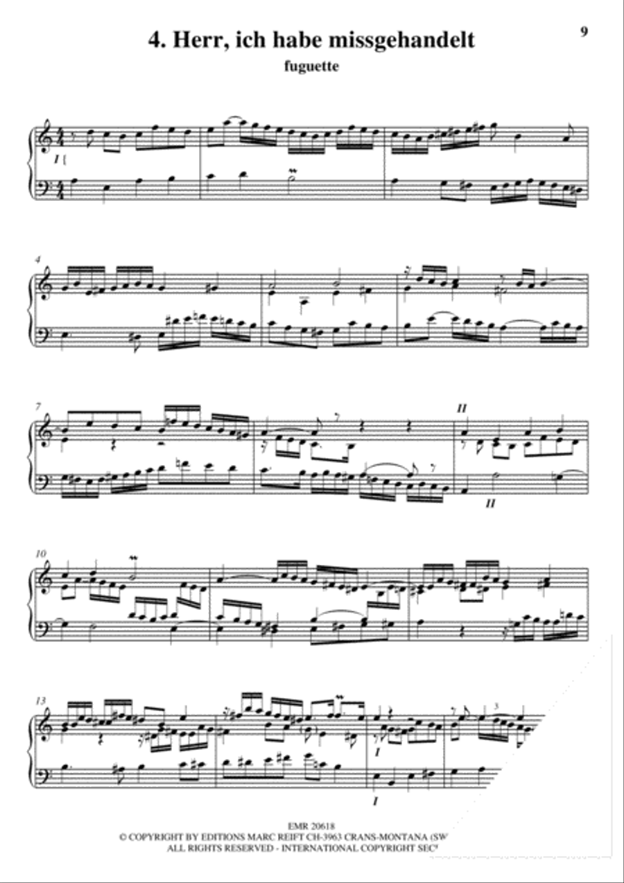 20 Preludes Organ scores gallery preview page 7
