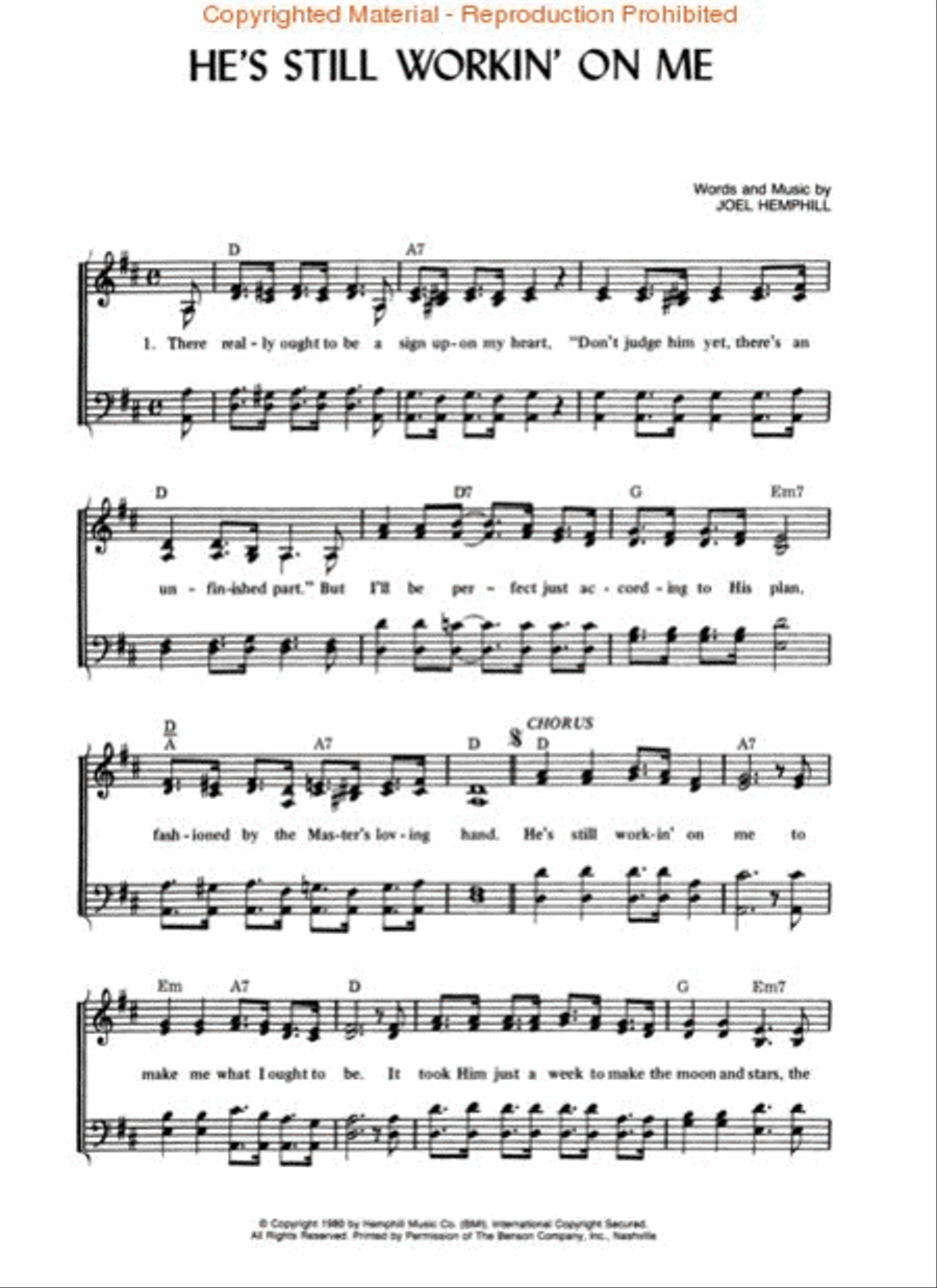 Southern Gospel Music and Proud of It Piano, Vocal, Guitar scores gallery preview page 2