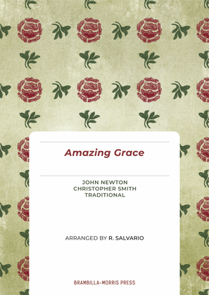 Book cover for Amazing Grace - Saxophone Quartet (With Piano Accompaniment)