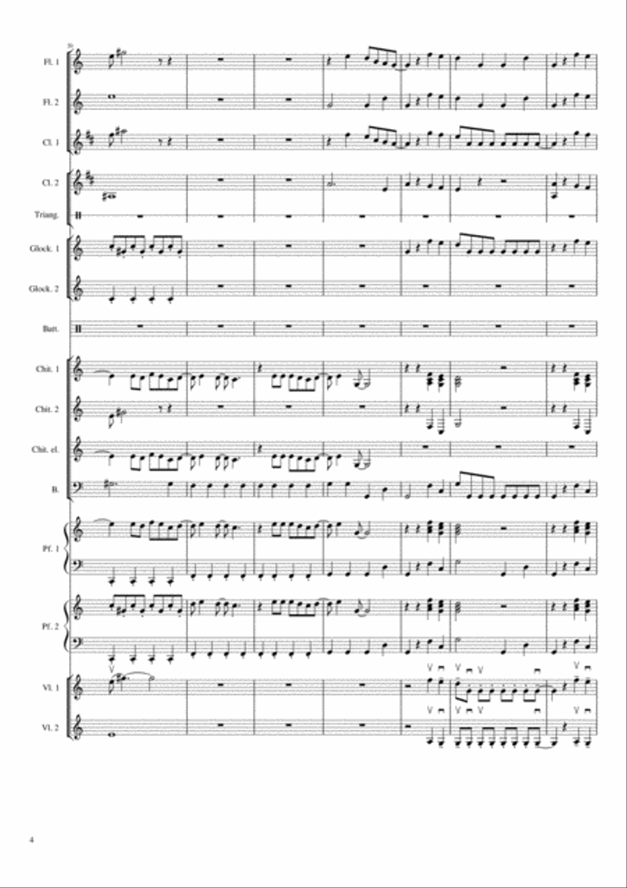 Mamma Mia Clarinet scores gallery preview page 4