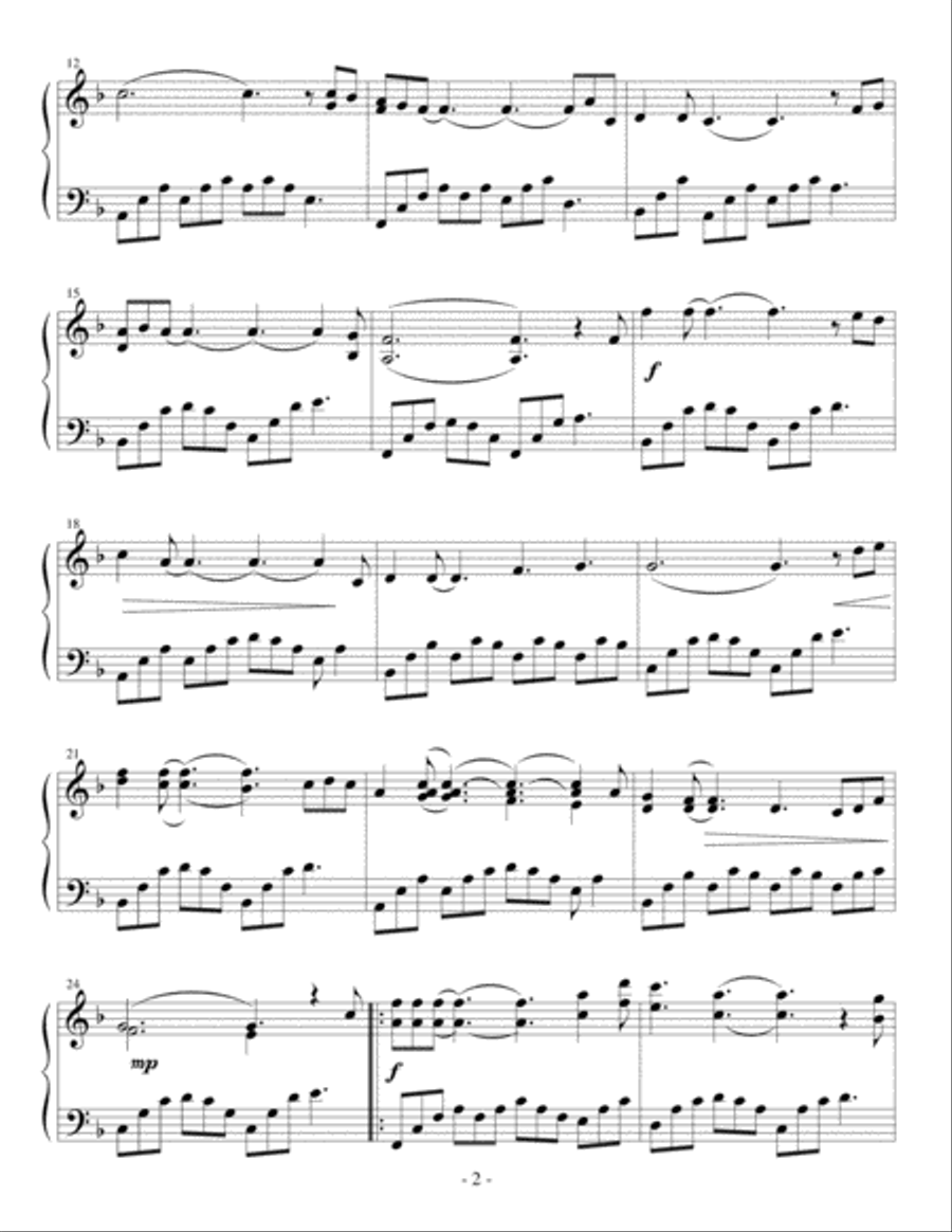 The Holly and the Ivy The Holly and the Ivy Piano Solo scores gallery preview page 2