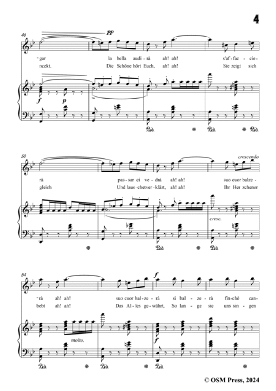 Paladilhe-Mandolinata( Souvenir de Rome),in B flat Major Voice scores gallery preview page 5