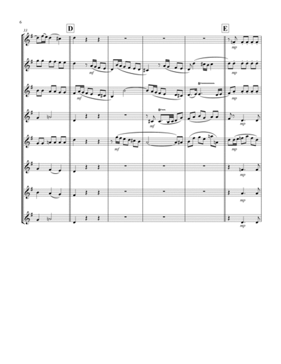 Recordare (from "Requiem") (F) (Tenor Saxophone Octet)