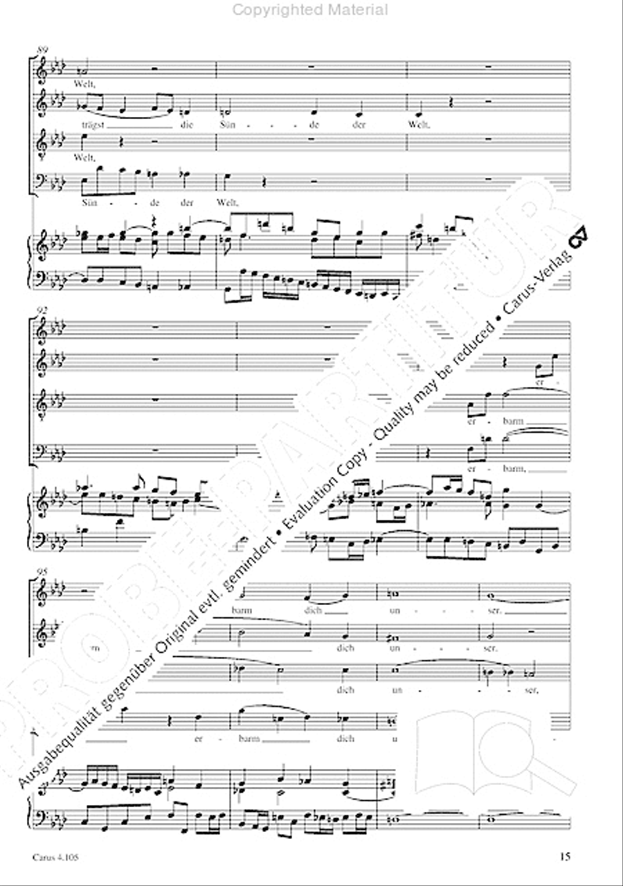 Choral collection Mendelssohn - editionchor Choir scores gallery preview page 16