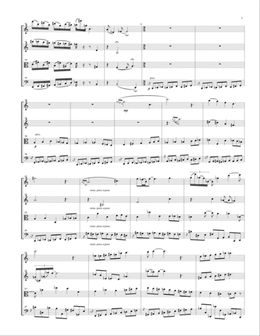 String Quartet No. 5 String Quartet scores gallery preview page 3