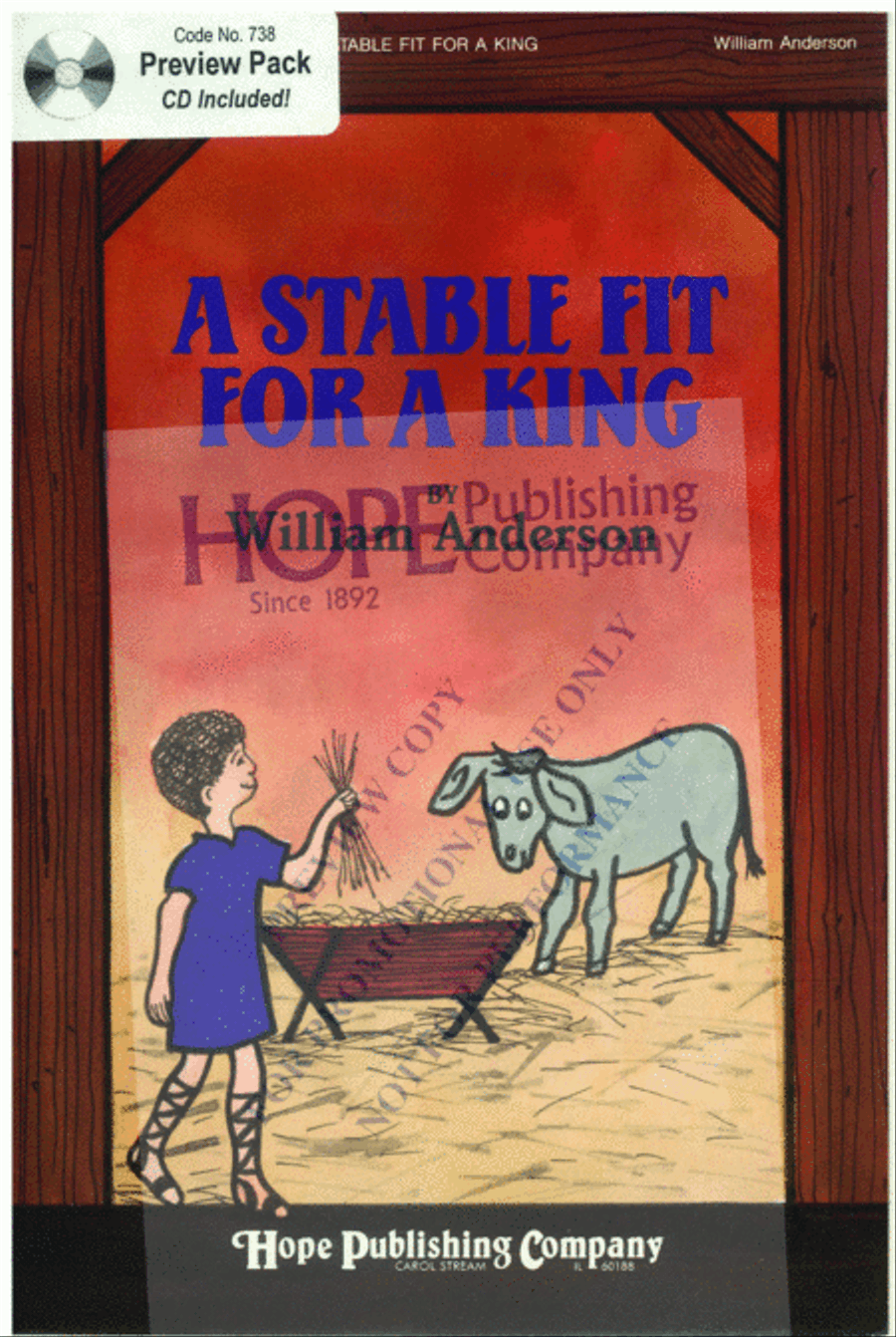 Stable Fit for a King Unison Choir scores gallery preview page 2