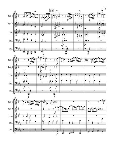 Prelude in Eb major BWV 552 (Brass Quintet)