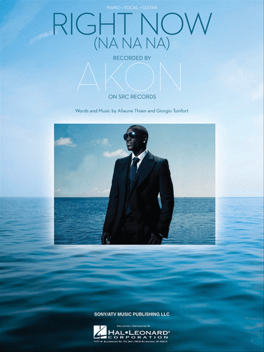 Right Now (Na Na Na) Piano, Vocal, Guitar scores gallery preview page 1