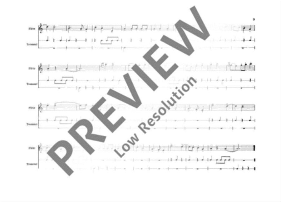 Pieces for Recorder and Drum Recorder scores gallery preview page 10