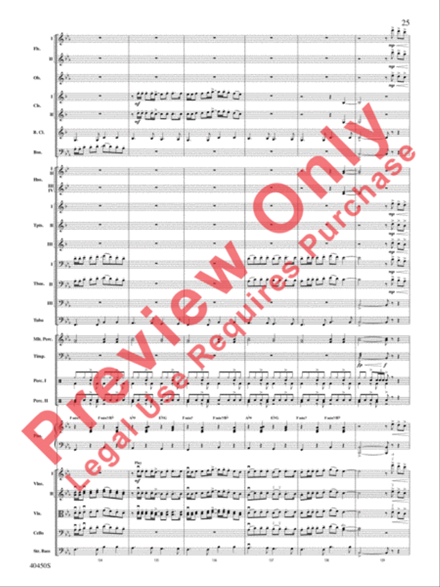 A Whitney Houston Tribute Full Orchestra scores gallery preview page 26