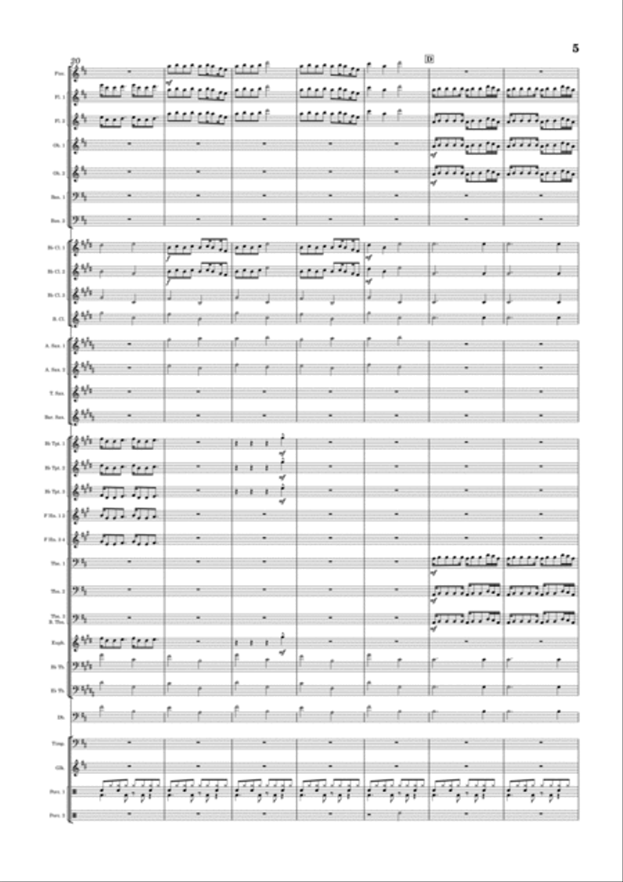 Europapa in Harmony Concert Band scores gallery preview page 5