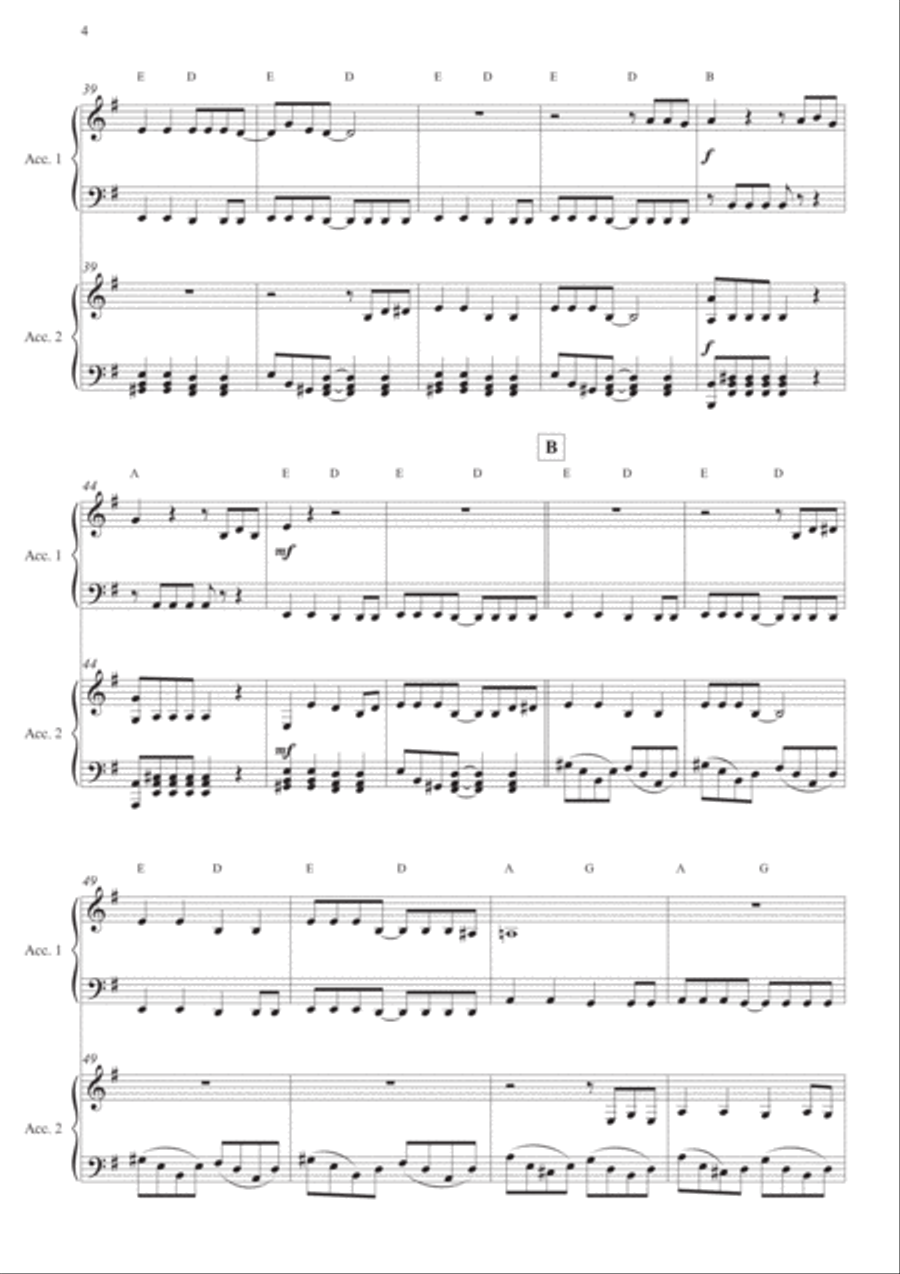 Goo Goo Muck Easy Piano scores gallery preview page 4
