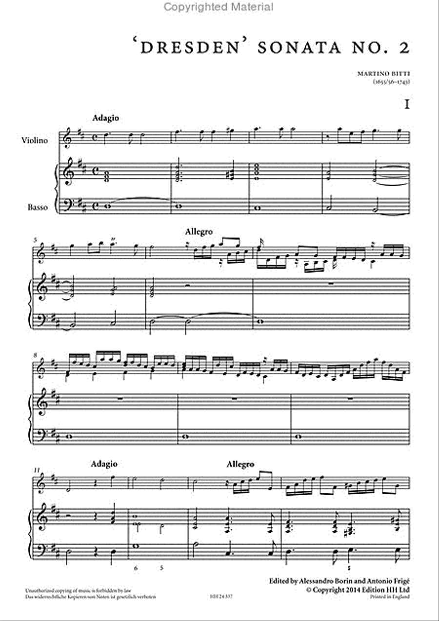 'Dresden' Sonata No. 2 'Dresden' Sonata No. 2 Violin scores gallery preview page 2