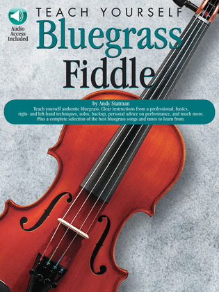 Book cover for Teach Yourself Bluegrass Fiddle