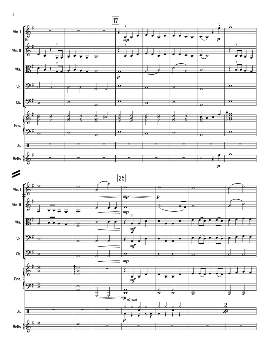Let It Go String Orchestra scores gallery preview page 5