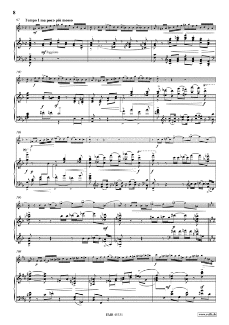 Konzert No. 2 Flute Solo scores gallery preview page 9