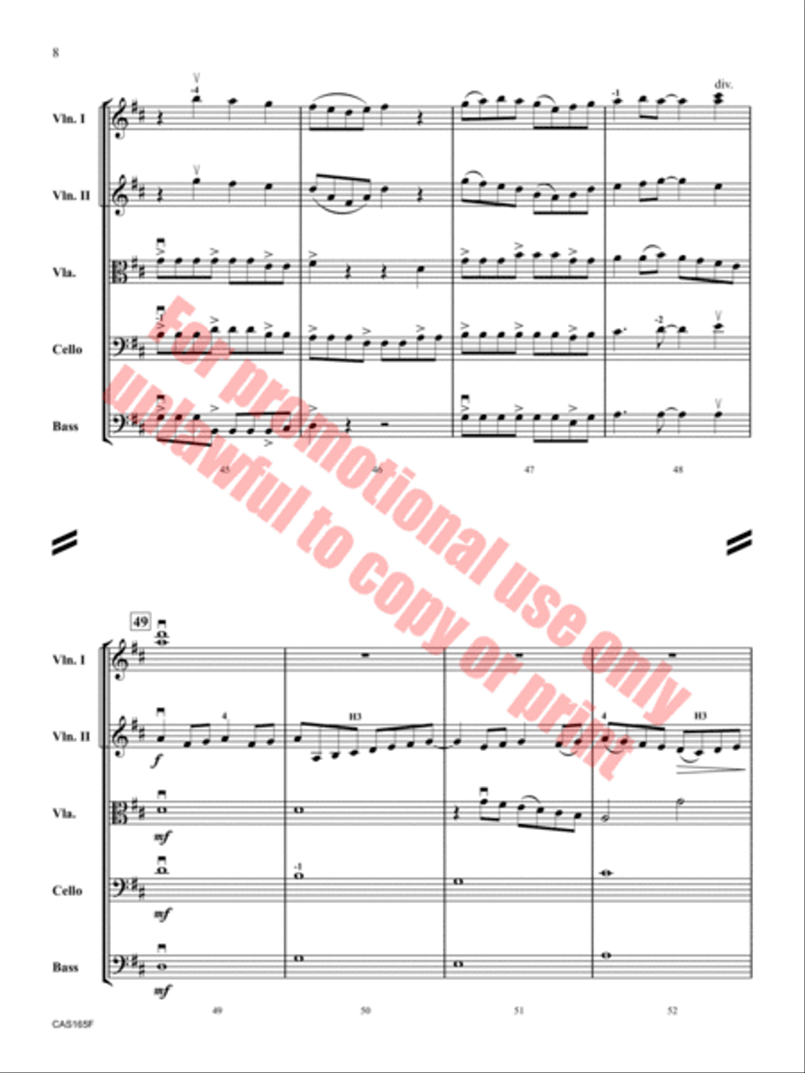 Pachelbel's Rhapsody Pachelbel's Rhapsody Orchestra scores gallery preview page 8