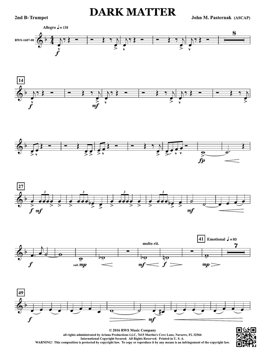 Dark Matter: 2nd B-flat Trumpet