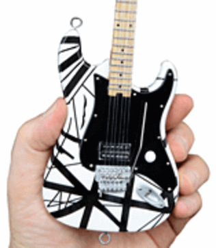 Original “Franky” Miniature Replica Guitar – Official EVH Merchandise