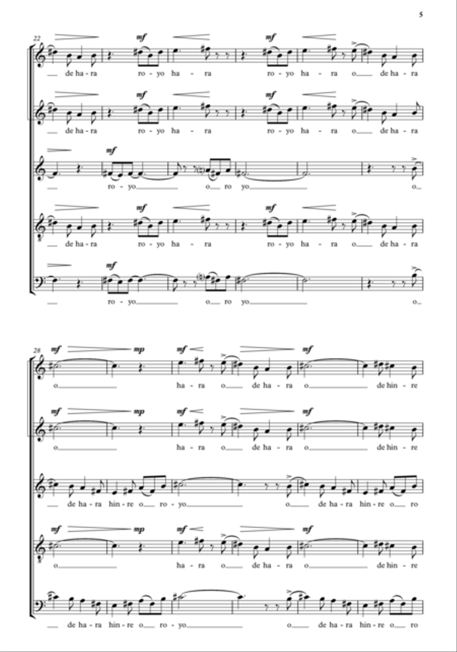 When time is broke SSATB scores gallery preview page 4