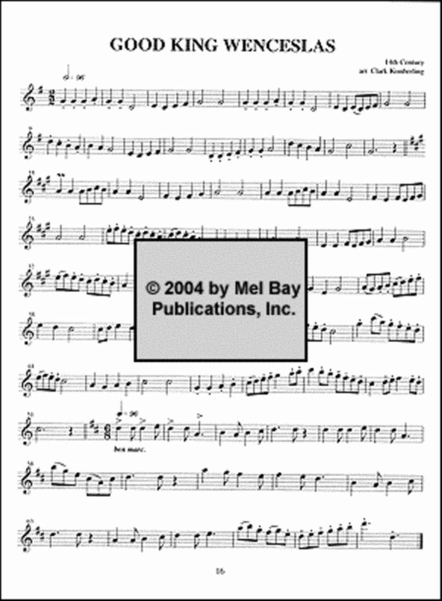 Solos for Soprano Recorder or Flute, Collection 2: Christmas Carols Woodwind Duet scores gallery preview page 2
