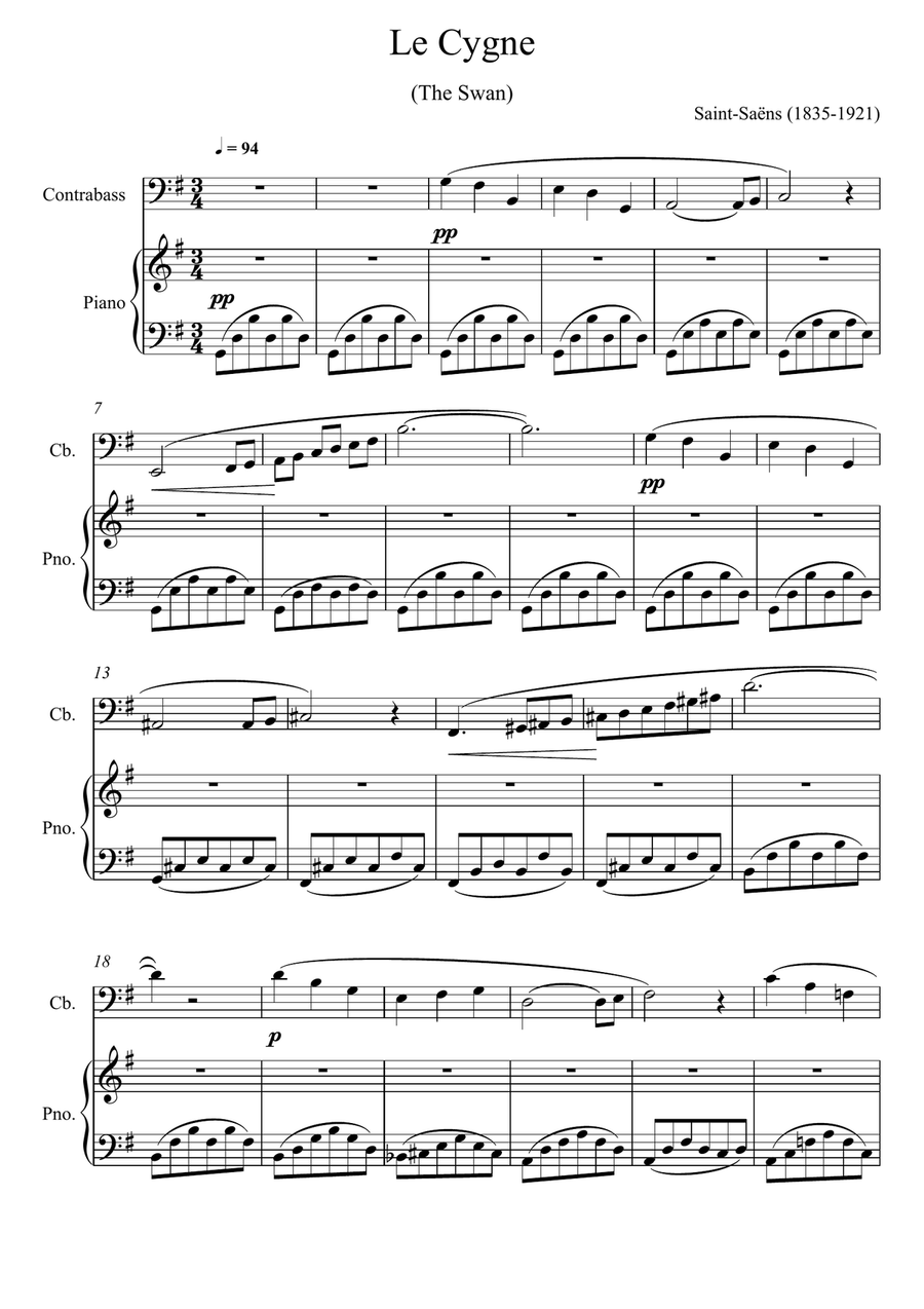 Contrabass solo cheap