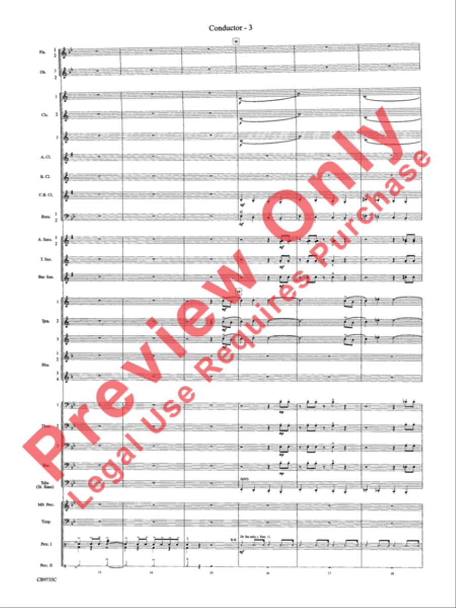 Strike Up the Band Strike Up the Band Concert Band scores gallery preview page 6