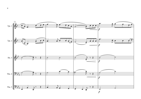 Irish National Anthem (unofficial) for Brass Quintet image number null