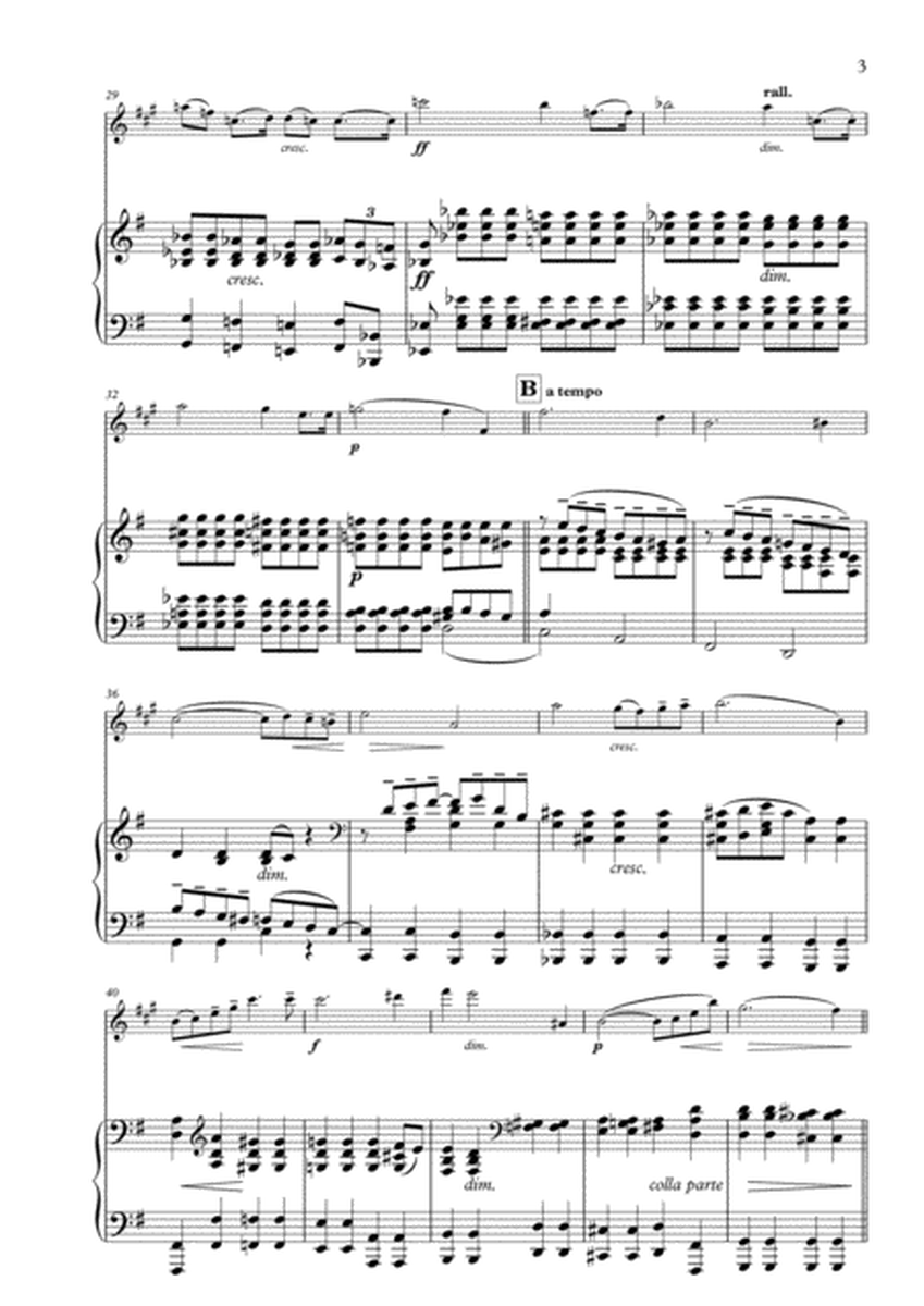 Chanson de nuit Op. 15 arranged for Clarinet and Piano image number null