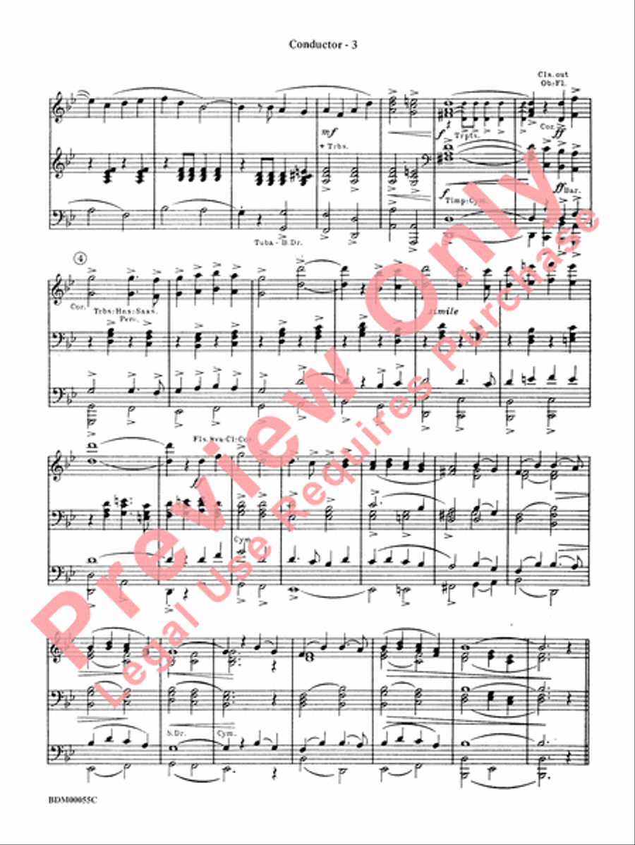 Proud Heritage Concert Band scores gallery preview page 5