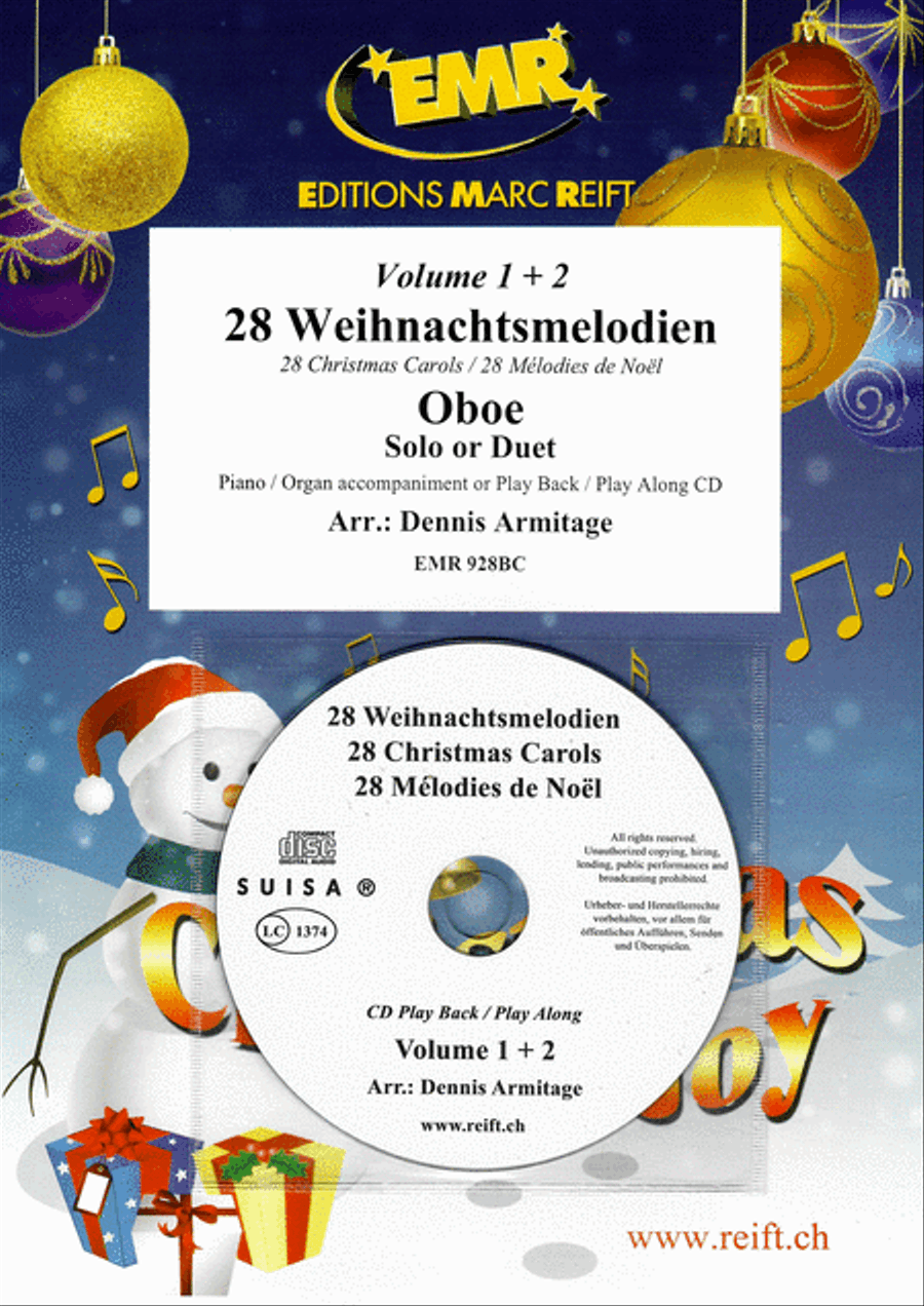 28 Weihnachtsmelodien Vol. 1 + 2 Woodwind Duet scores gallery preview page 1