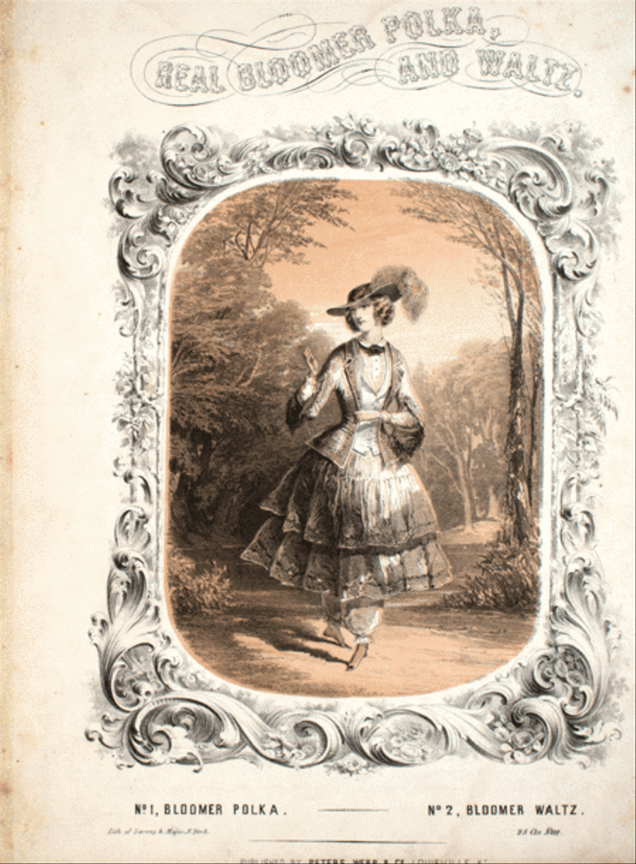 Real Bloomer Polka Piano Solo scores gallery preview page 1