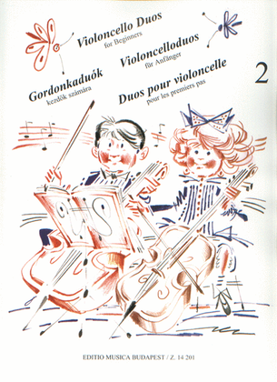 Book cover for Violoncello Duos for Beginners 2