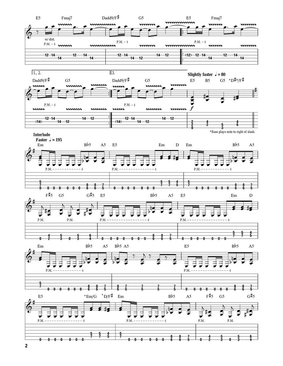 Battery Acoustic Guitar scores gallery preview page 2