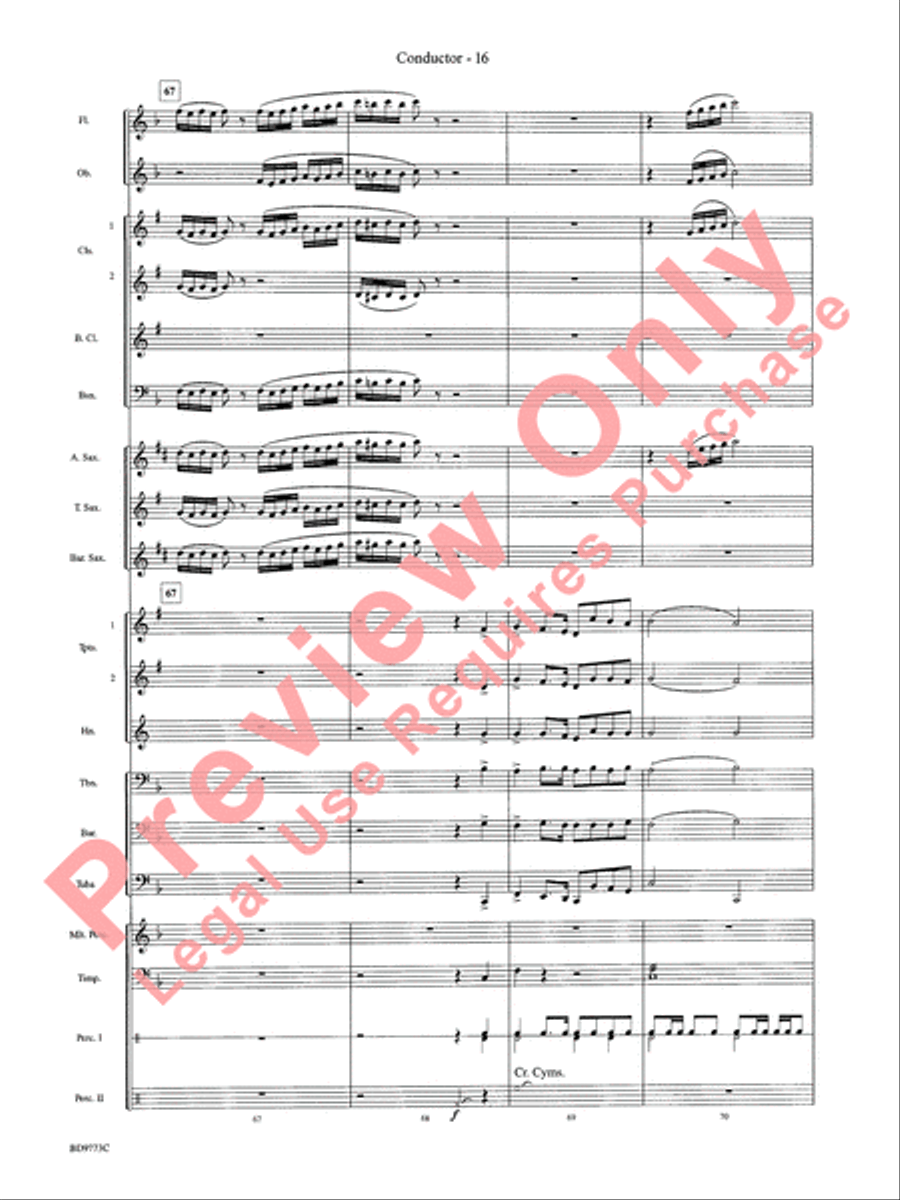 Eine Kleine Christmas Concert Band scores gallery preview page 18