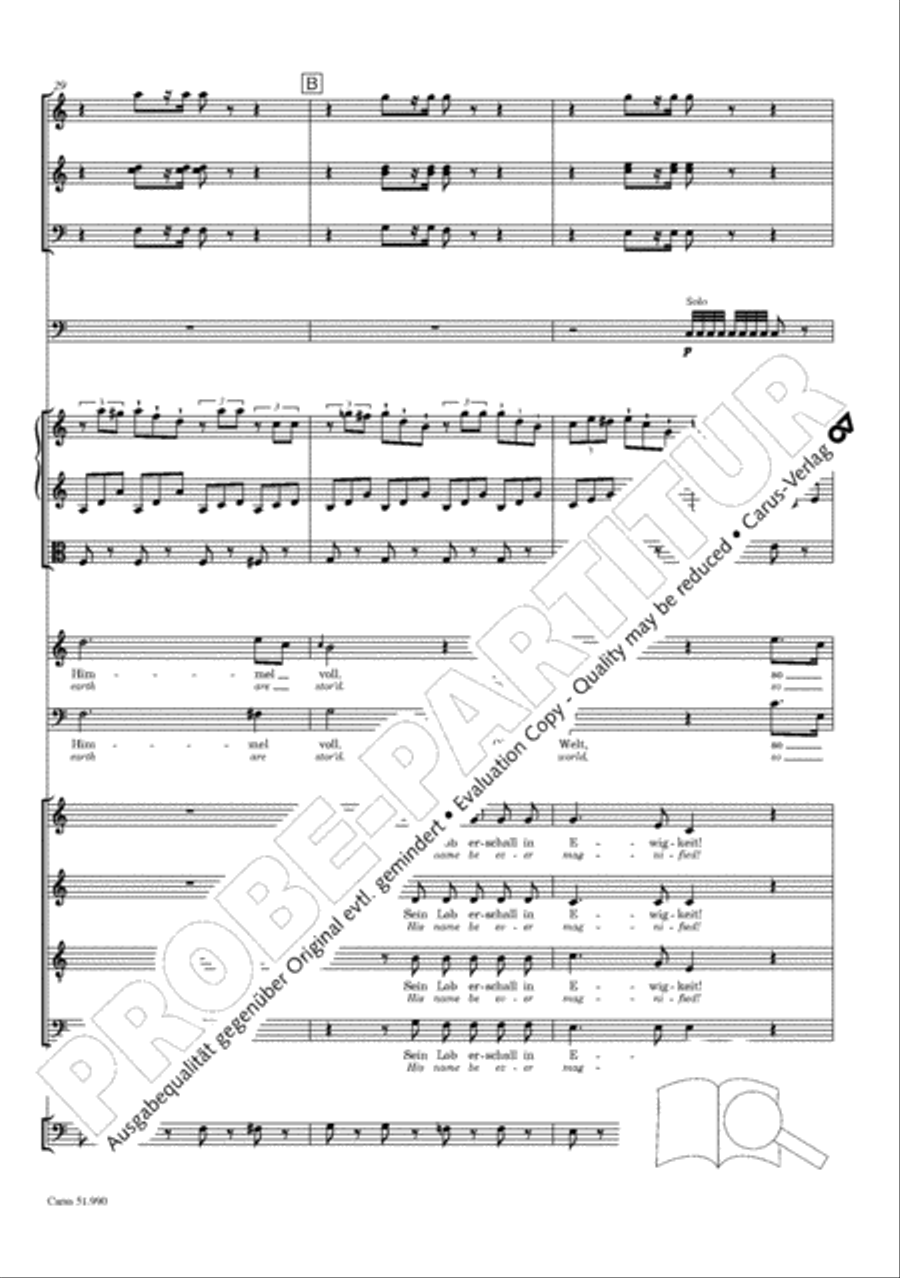The Creation (Die Schopfung) 4-Part scores gallery preview page 261