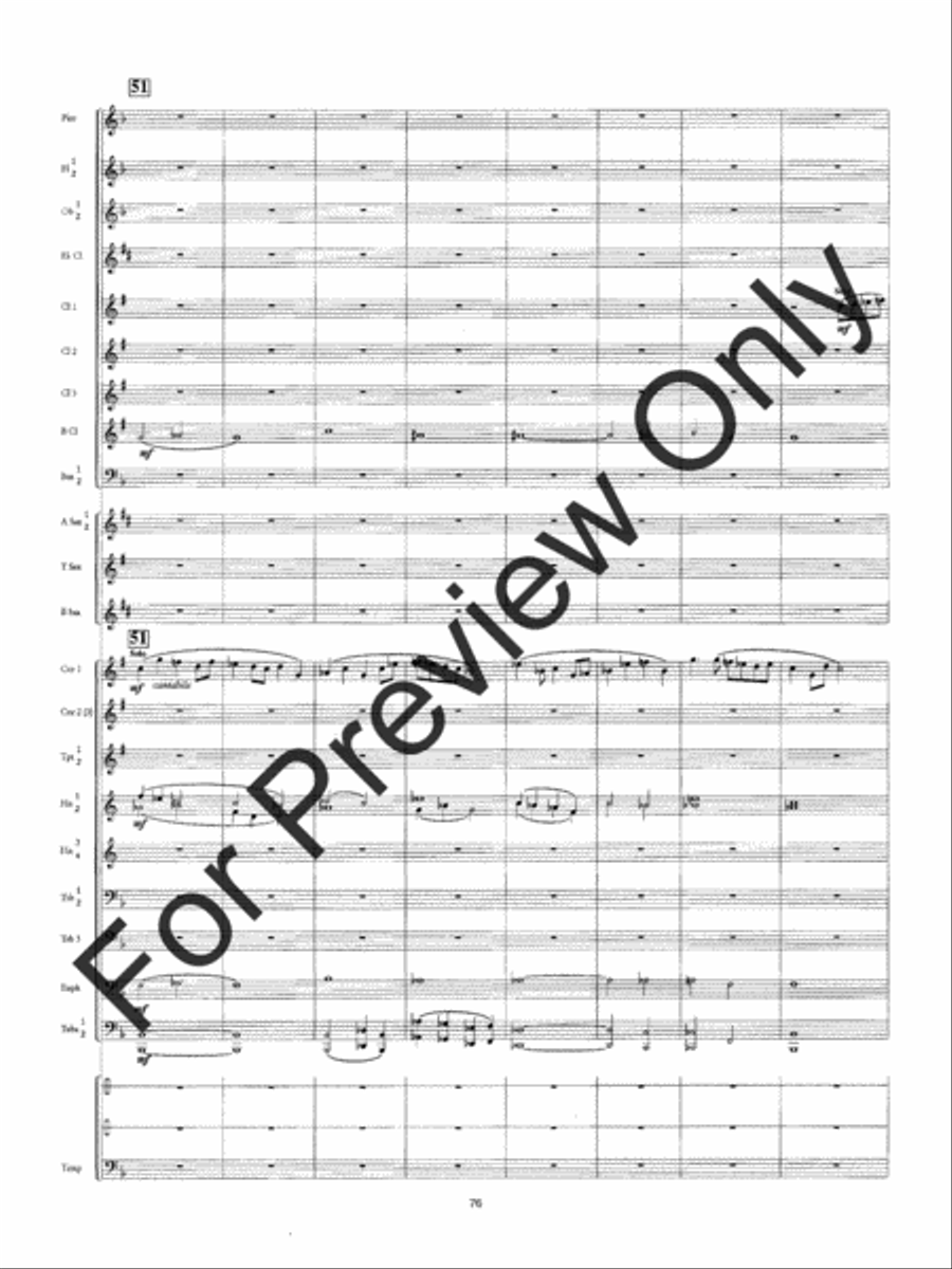 Symphony #3 Slavyanskaya Concert Band scores gallery preview page 79
