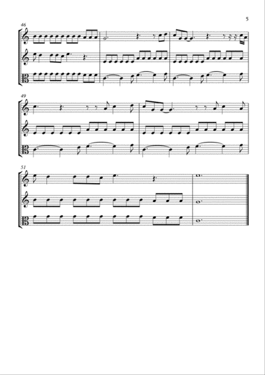 Never Tear Us Apart A Cappella scores gallery preview page 5